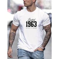Men's Pattern Summer Casual Crew Neck Short Sleeve Fashionable T-Shirt S įvairiaspalvis