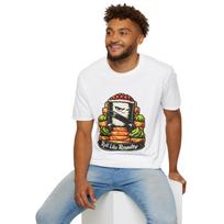 Unisex Softstyle T-Shirt Sushi Roll Emperor Throne Ginger Wasabi Kitchen Humor S įvairiaspalvis