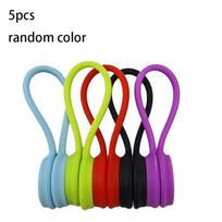 5PCS Silicone Fabric Clips Set Magnetic Cable Ties Sewing Accessories Fabric Huggers  Needle Keepers 5pcs/set