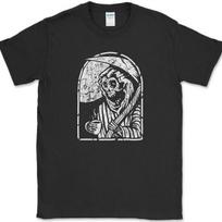 Death Prefers Decaf T-Shirt Funny Caffeine Coffee Humor Novelty Tee S įvairiaspalvis