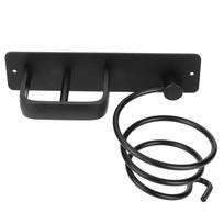 Black Hair Dryer Holder Aluminum Alloy Straightener Stand  Hair Styling Accessories