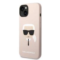 Karl Lagerfeld Silicone Ikonik Karl`s Head Magsafe - Etui Iphone 14 Plus (Różowy)