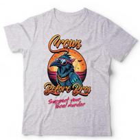 Colour Crows Before Bros Support Your Local Murder Tshirt Unisex and Kids 3XL