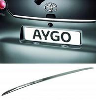 Toyota Aygo I Chromuota juosta Chromas Galinės durelės Tiuningas