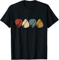 Guitar Pick T-Shirt Mens Womens Tees Top 3XL