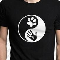 Love Infinity Dog Animal lover T Shirt Mens Womens Tees Top Tee puppy pitbull Havanese Doxie paw hand 2XL