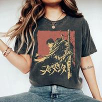 Berserk T-Shirt Mens Womens Tees Top Guts Armor Vintage Anime Manga Tee Berserk Graphic Tee Anime Tee S