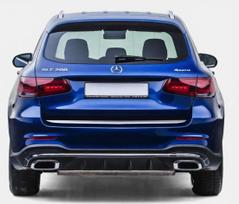 Aukščiausios kokybės chromuota juosta bagažinės dangčiui Mercedes GLC SUV