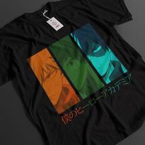 My Hero Academia Shirt Shoto Tshirt Deku Bakugo Kacchan Team Top MHA Unisex Tee 4XL