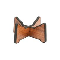 Easy Setups Wood Percussion Stand Wood Texture for Handpan Drums Compact Tongue Instrument Holder with Nonslip Base S