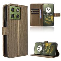 For Motorola Edge 70 Fusion 5G Wallet Case Leather Folio Phone Cover Magnetic Clasp B