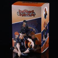 12CM Anime Haikyuu Figūrėlė Shoyo Hinata Modelis Žaislas Kozume Kenma Veiksmo Figūrėlė Makaronų Kamštukas Tobio Kageyama Kolekcinis Žaislas Dėžutėje With box