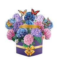 New 3D Pop-up Style 3D Greeting Card Romantic Handmade Paper Pop Up Card Creative Flower Blessing Card Valentine's Day