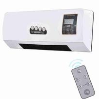 Heater Fan 2 in 1 Heating Nature Wind Timing Digital Display Wall Mounted Space Heater for Home  Dormitory