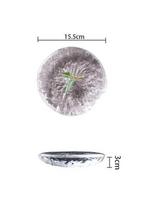 Transparent Crystal Glass Sushi Plate Dinner Plate Dessert Plates Sashimi Disc Salad Bowl Dim Sum Dish Snack Tray Fruit Plates skaidri