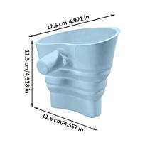 Stand Mixer Flour Funnel Anti-Splash Easy-Pour Foldable Kitchen Tools Blender Flour Funnel Baking Accessory For Home Commercial mėlyna