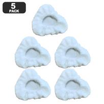 Small Triangle Bonnets Reusable Microfiber Cleaning Pads For Dupray For MCCULLOCH For Awasky Steam Cleaner Attachments