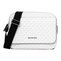 MICHAEL KORS COOPER full letter design artificial leather camera bag crossbody bag men's white balta