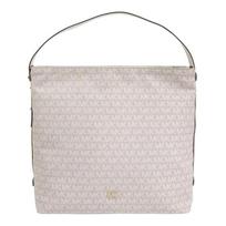 MICHAEL KORS Brand Classic Embossed Jacquard Handbag Women's Cream ruda