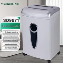 SUNWOOD SD9671 Level P-4 Electric Paper Shredder CN plug (adapter included)
