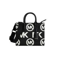 MICHAEL KORS handbag Mirella Letter Print Logo Pebble Pendant Zipper Closure Leather Tote Bag Tote Shopping Bag Hand-held Shoulder Crossbody Bag Small juoda