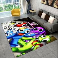 3D Game Rainbow Friends Gamer Area Rug,Carpet for Home Living Room Bedroom Sofa Doormat Decor,kids Play Non-slip Floor Mat Gift 40x60cm(15x23in)