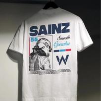 Carlos Sainz Williams F1 Gatvės Mados Marškinėliai Vasaros Nauji Vyriški ir Moteriški Hip Hop Trumpomis Rankovėmis Marškinėliai Didelio Dydžio Viršūnės Marškinėliai S įvairiaspalvis