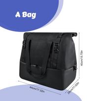 NEWBOLER E-Bike Cargo Rack Bag Iron Large Capacity Bike Basket Rear Rack Bike Baskets for Outdoor Travel Shopping MTB Road Bike 50L Bag
