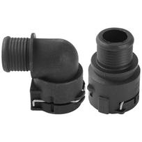 2 Šildytuvo įleidimo vandens žarnos jungtis Chevrolet Sonic Trax Tracker TBuick Encore Opel Mokka Holden 95089363 95089364 95316518 juoda