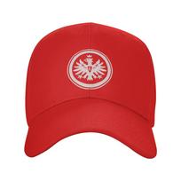 Eintracht Frankfurts Logo kepuraitė Madinga Trucker kepuraitė Unisex moterims Reguliuojama laisvalaikio galvos apdangalas Adjustable white