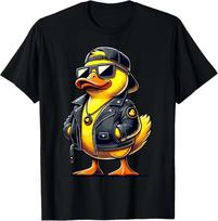 Šauni antis su akiniais nuo saulės Guminė antis S-5XL Unisex marškinėliai S įvairiaspalvis