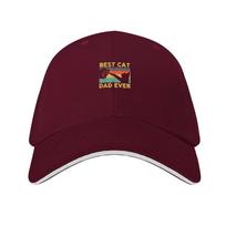 Best Cat Dad Ever Baseball Cap derby hat sun hat Sun Cap Golf Cap Trucker Hats For Unisex Women's