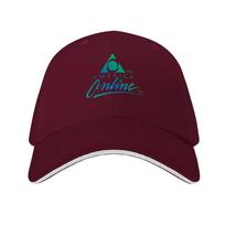 AOL aesthetic  Baseball Cap Fashion Beach Fishing cap black New Hat Unisexs Tennis Womens