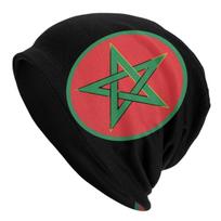Moroccan Flag Its In My DNA Morocco Caps Casual Autumn Winter Outdoor Skullies Beanies Hats Spring Warm Head Wrap Bonnet Hats One Size