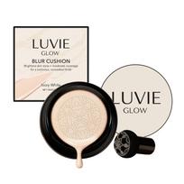 Ivory White Radiant Flawless Cushion Foundation Multi-Shade Brightening Lightweight Hydrating Natural Concealer Matte Finish