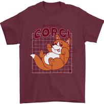 The Anatomy of a Corgi Dog Mens T-Shirt 100% Cotton S įvairiaspalvis