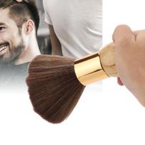 Professional Barber Neck Duster Wooden Handle Short Hair Sweep Brush Face Duster Brush  Barber Use