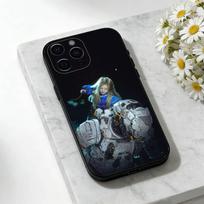 P-PRAGMATA Phone Case For iPhone 17,16,15,14,13,12,11 Plus,Pro,Max,Mini Silicone black Soft Cover iPhone16pro