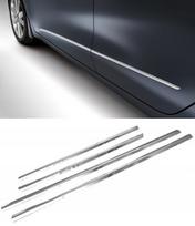 Toyota Avensis T27 - Chromuotos Šoninės Juostelės Ant Durų