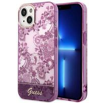 Etui Guess Porcelain Collection Do Iphone 14 Plus, Fuksja/Fuschia