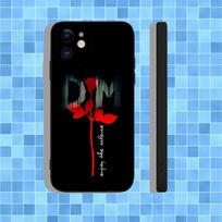 D-Depech Band M-Mode Phone Case For iPhone 17,16,15,14,13,12,11,Pro,Max,Plus,Air,X,XS,XR,SE,8,7,Mini,Soft Black Case iPhone12