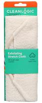 Masažinė plaušinė Cleanlogic Sustainable Exfoliating, 45 cm x 22 cm, balta sp.