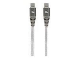GEMBIRD CC-USB2B-CMCM60-1.5M 60W Type-C Power Delivery PD premium charging data cable 1.5m
