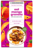 THE BEGINNINGS avižų su mangais granola, 200 g