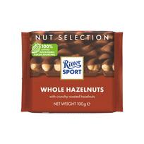 Pieniškas šokoladas su neskaldytais riešutais RITTER SPORT, 100 g