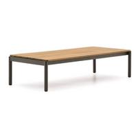 Iš tikmedžio masyvo sodo kavos staliukas 63x149 cm Sorells – Kave Home