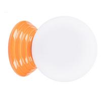 Oranžinės spalvos iš keramikos sieninė lempa ø 12 cm Farsa – Sollux