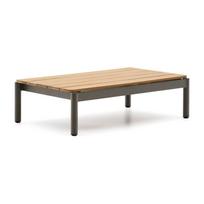 Iš tikmedžio masyvo sodo kavos staliukas 57x91 cm Sorells – Kave Home