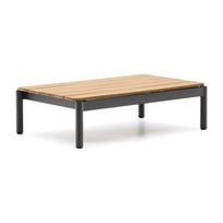 Iš tikmedžio masyvo sodo kavos staliukas 57x91 cm Sorells – Kave Home