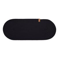 Juodos spalvos laiptų kilimėlių rinkiniai 16 vnt. 25x65 cm Milo – Vitaus